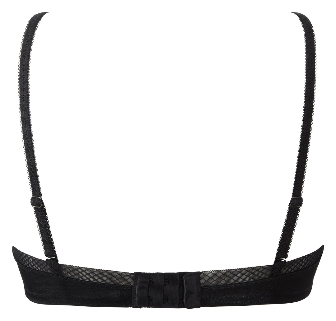 Gossard - 光面透明模製胸罩黑色