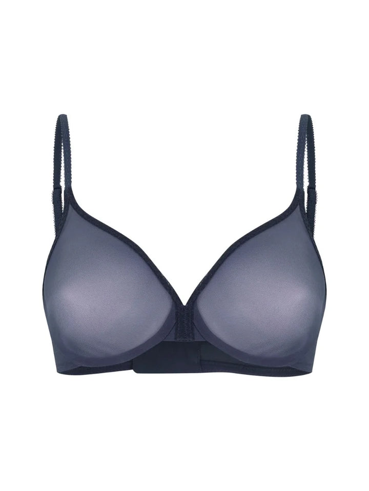 Gossard - Glossies Sheer Moulded Bra Shadow Blue