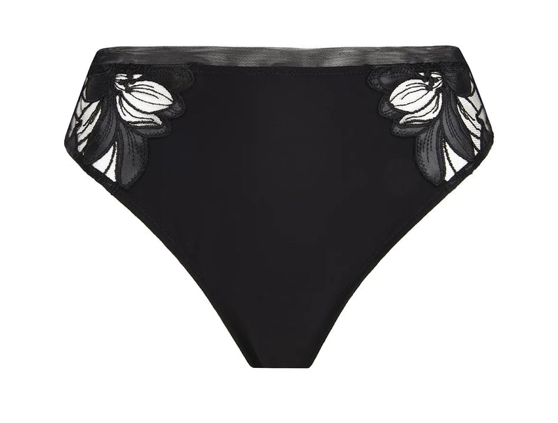 Lise Charmel - Glamour Couture Thong Noir Thong Lise Charmel 