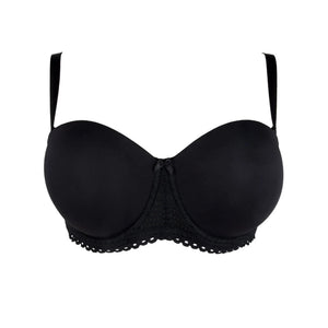 Antigel By Lise Charmel - Tressage Graphic Strapless Support Bra Tressage Noir