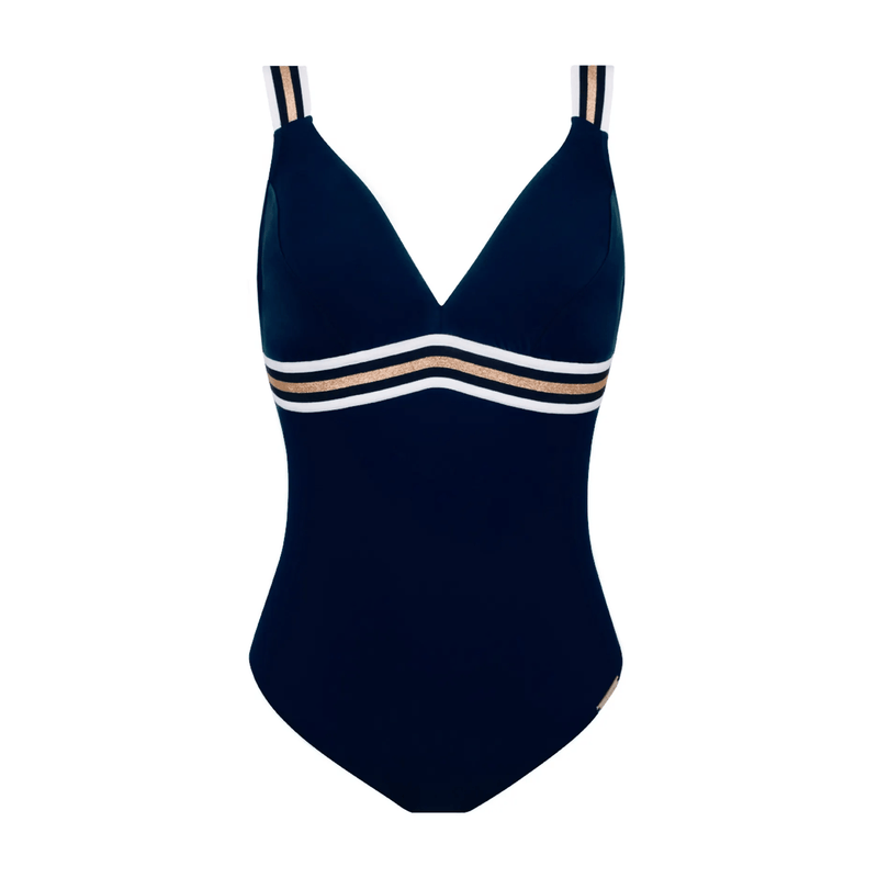 Lise Charmel Swimwear - Energie Nautique Non Wire Swimsuit Encre Nautique