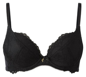 Gossard - Superboost Lace Padded Plunge Bra Black