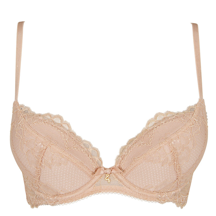 Gossard - Superboost Lace Padded Plunge Bra Beige