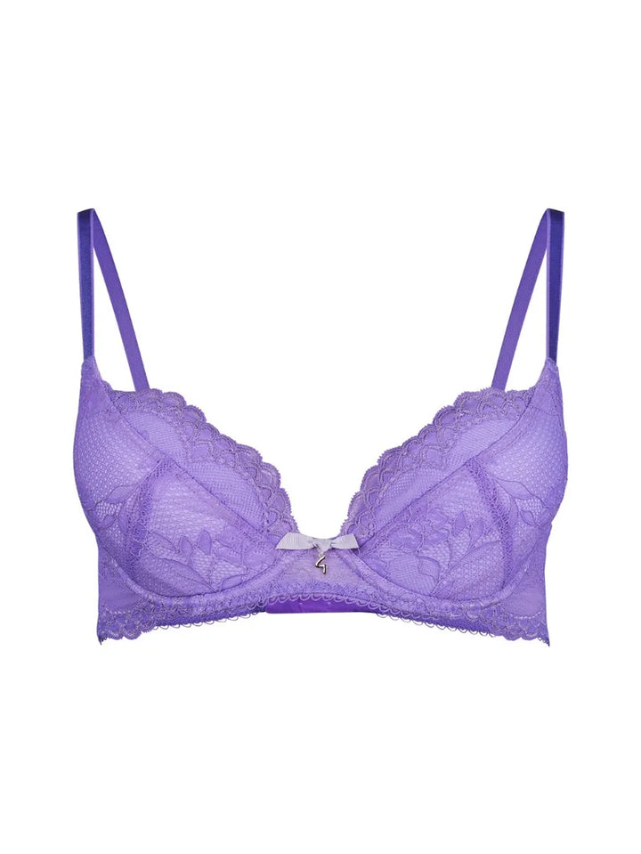 Gossard - Superboost Lace Padded Plunge Bra Purple Hebe