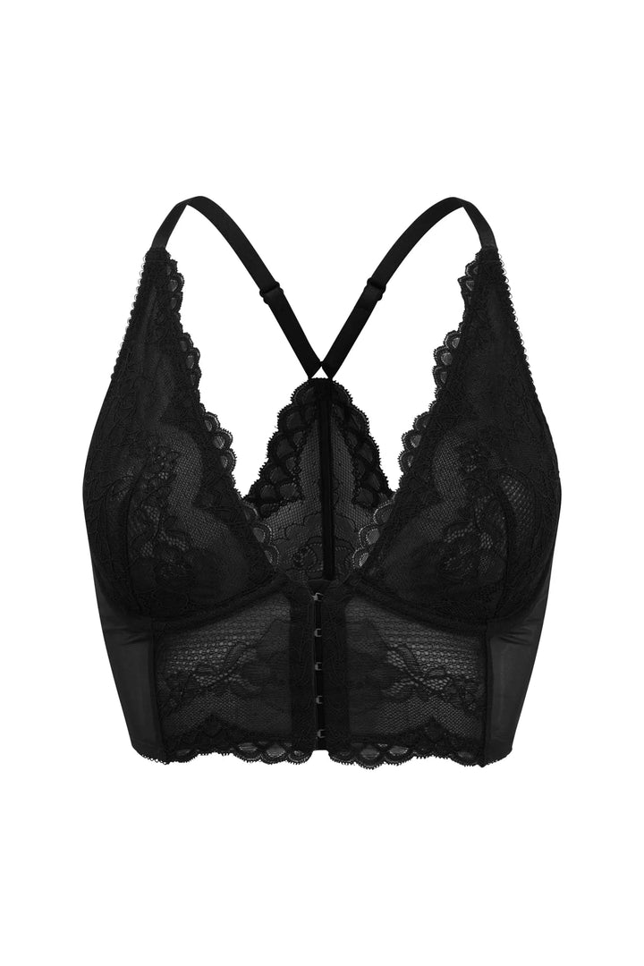 Gossard - Superboost Lace Deep V Bralette Black