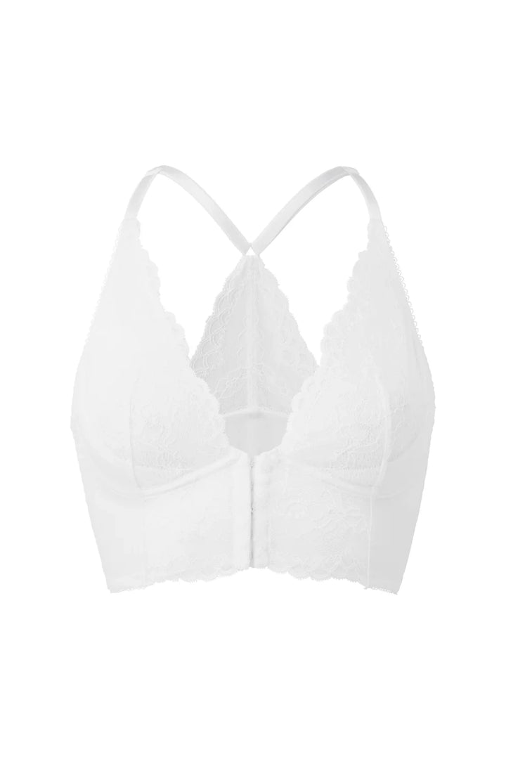 Gossard - Superboost Lace Deep V Bralette White