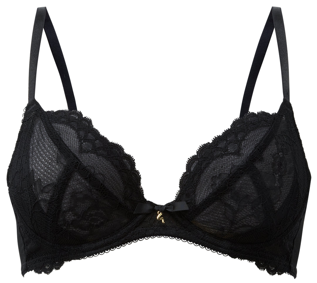 Gossard - Superboost Lace Non-Padded Plunge Bra Black