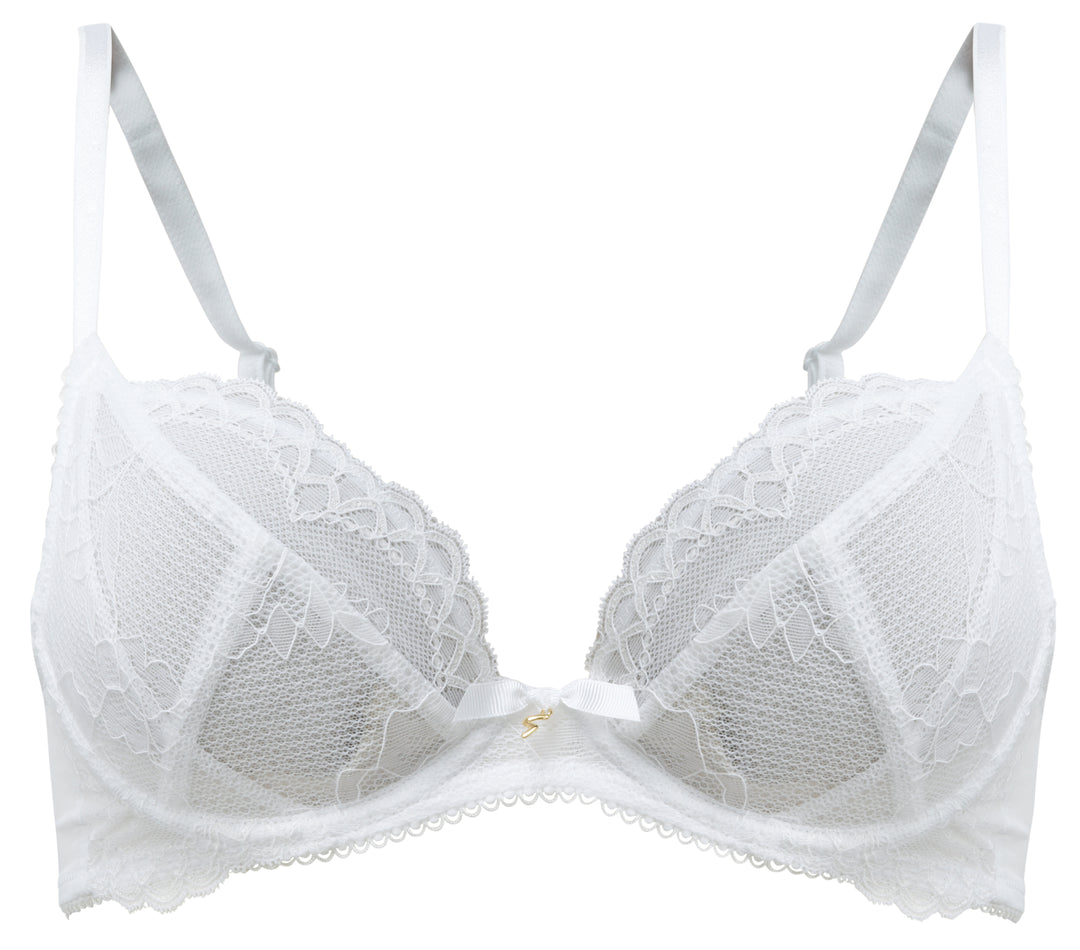 Gossard - Superboost Lace Non-Padded Plunge Bra White