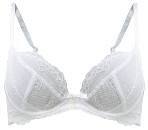 Gossard - Superboost Lace Non-Padded Plunge Bra White