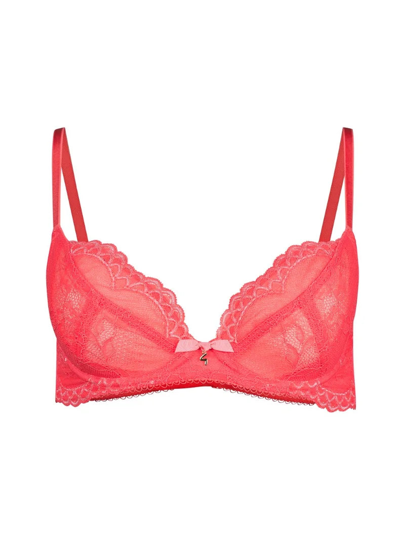 Gossard - Superboost Lace Non-Padded Plunge Bra Sugar Coral