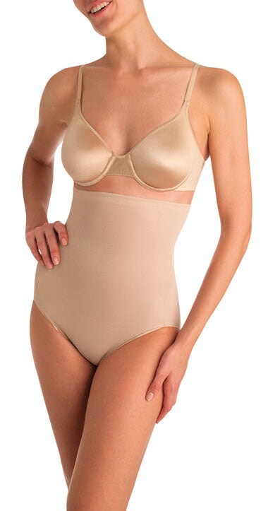 Naomi & Nicole Shapewear - Unbelievable Comfort Hi Waist Brief Warm Beige Shapewear High Brief Naomi & Nicole Shapewear 