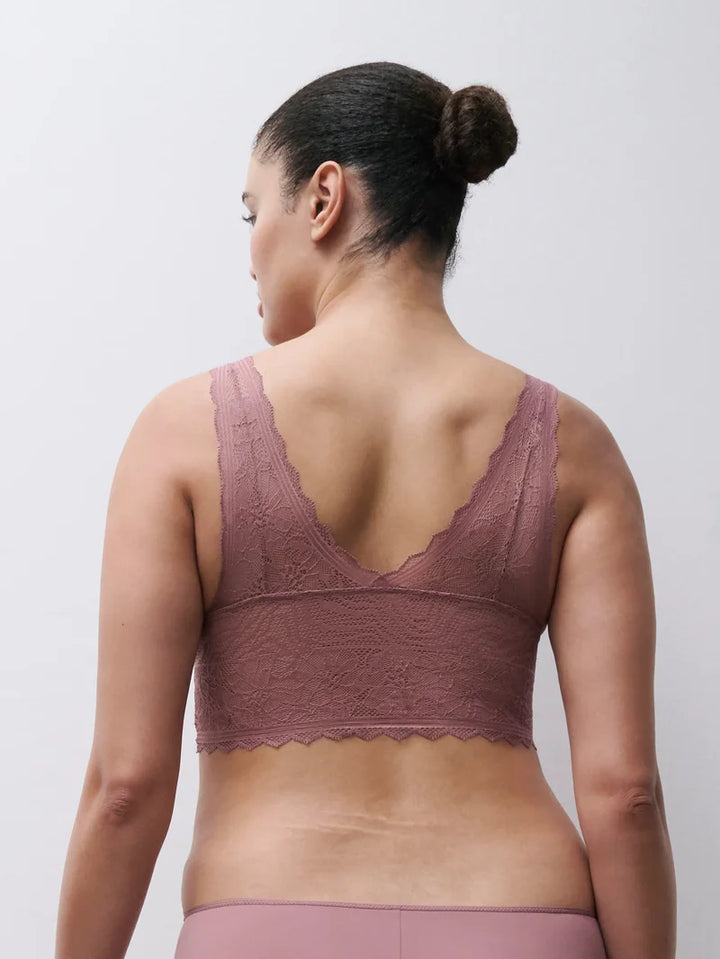 Chantelle - Floral Touch Wirefree Triangle Foam Bra Rose Des Bois