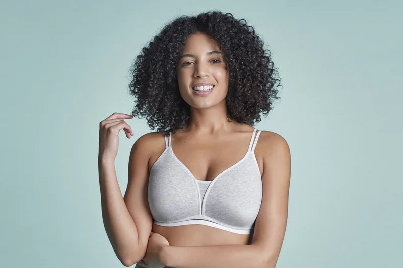 Royce - Posie Moulded T-shirt Bra Blush / Grey