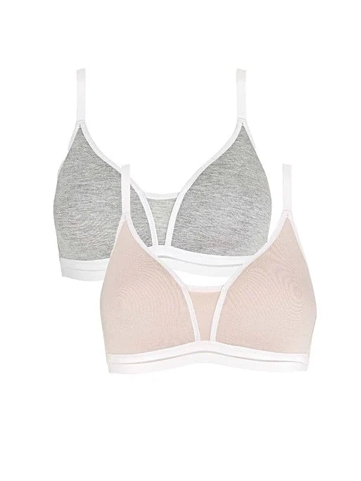 Royce - Posie Moulded T-shirt Bra Blush / Grey