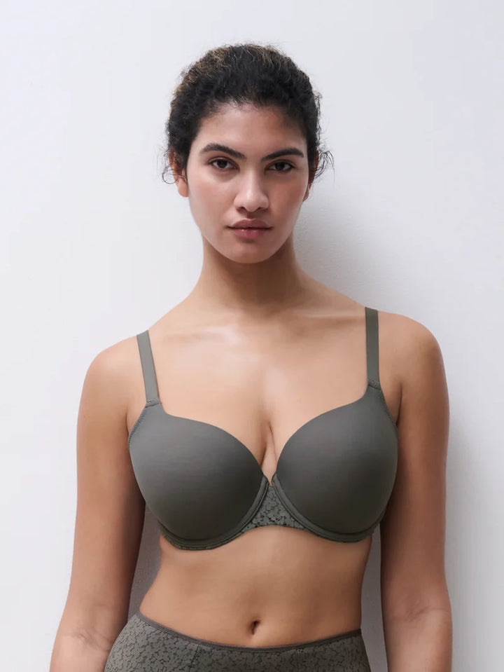 Chantelle EasyFeel - Norah Covering T-Shirt Bra Vert Argile