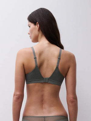 Chantelle - Romance Covering T-Shirt Bra Vert Argile