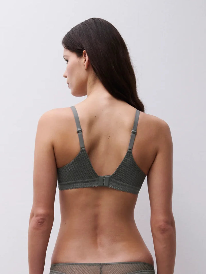 Chantelle - Romance Covering T-Shirt Bra Vert Argile