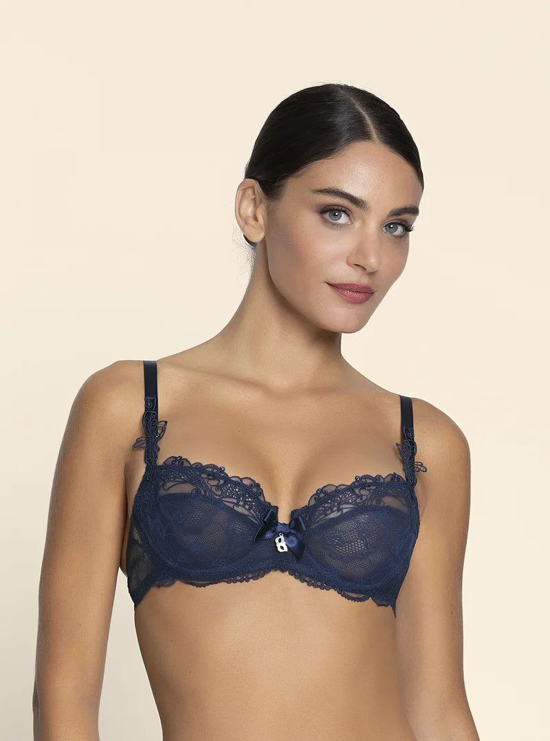 Lise Charmel - Soir De Venise Half Cup Bra Bleu Venise