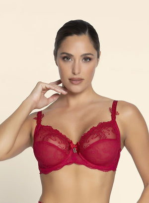 Lise Charmel - Soir De Venise 3 Parts Full Cup Bra Rouge Venise