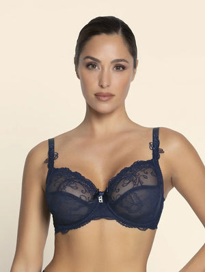 Lise Charmel - Soir De Venise 3 Parts Full Cup Bra Bleu Venise