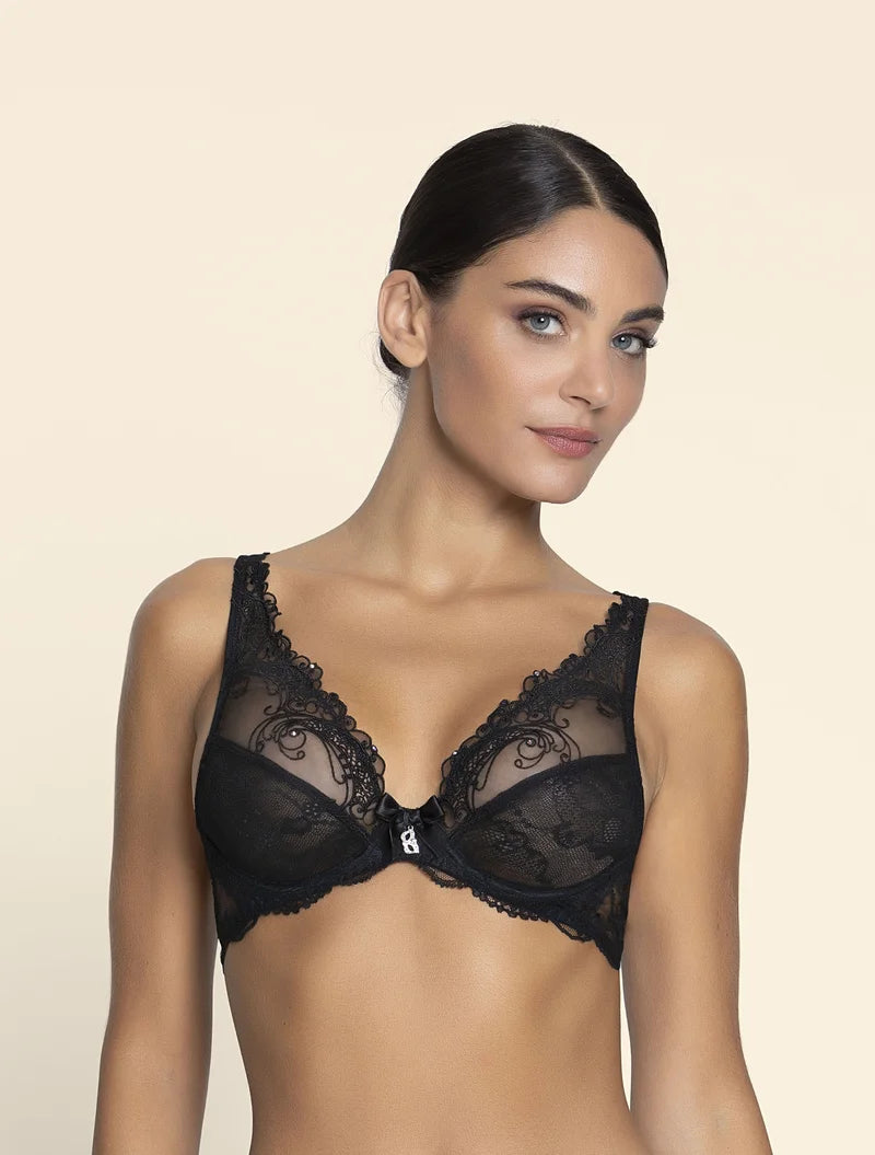 Lise Charmel - Soir De Venise Glam Push-Up Bra Noir Diamant