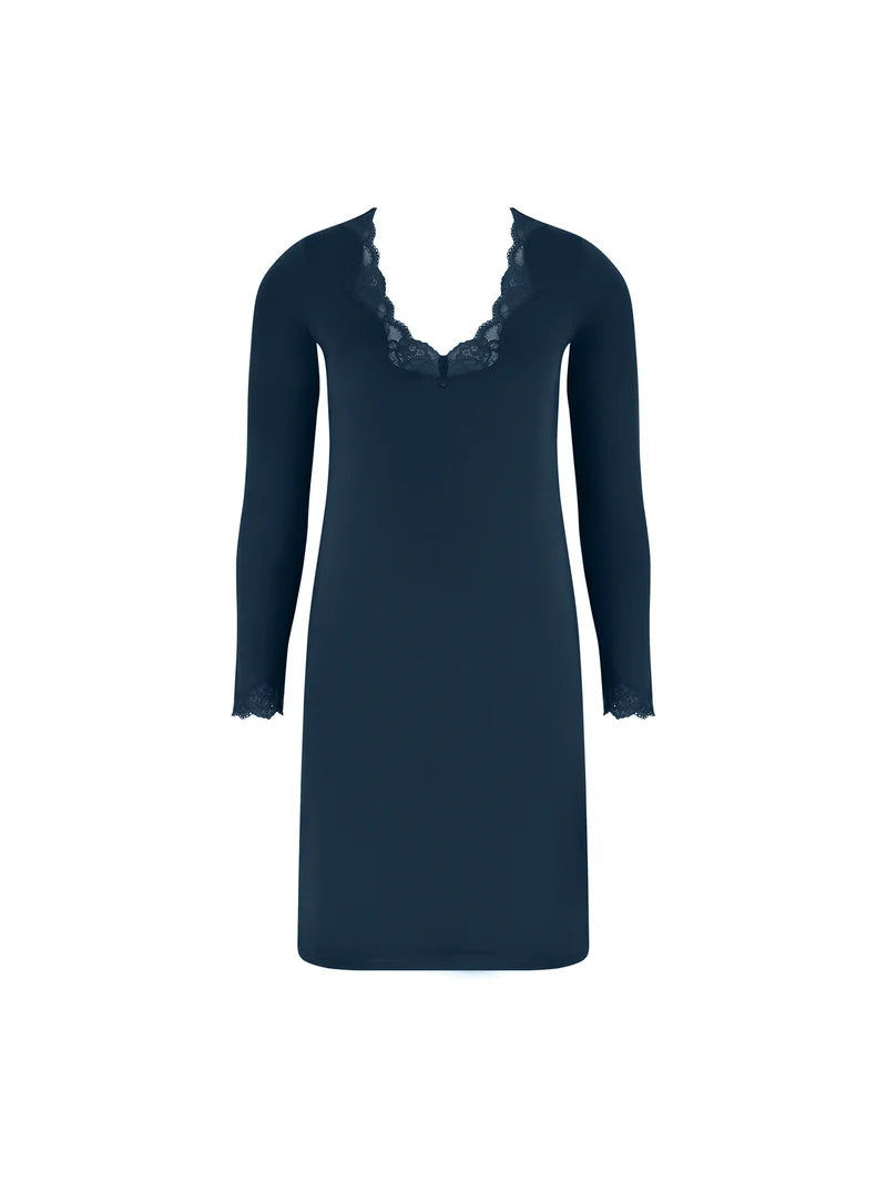 Antigel by Lise Charmel - Simply Perfect Long Sleeved Night Dress Bleu Sarcelle