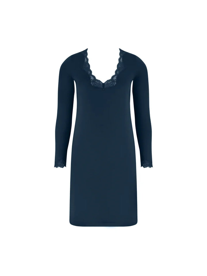 Antigel by Lise Charmel - Simply Perfect Long Sleeved Night Dress Bleu Sarcelle