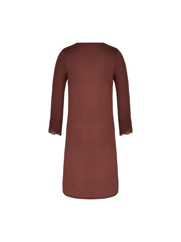 Antigel by Lise Charmel - Simply Perfect Long Sleeved Night Dress Chataigne