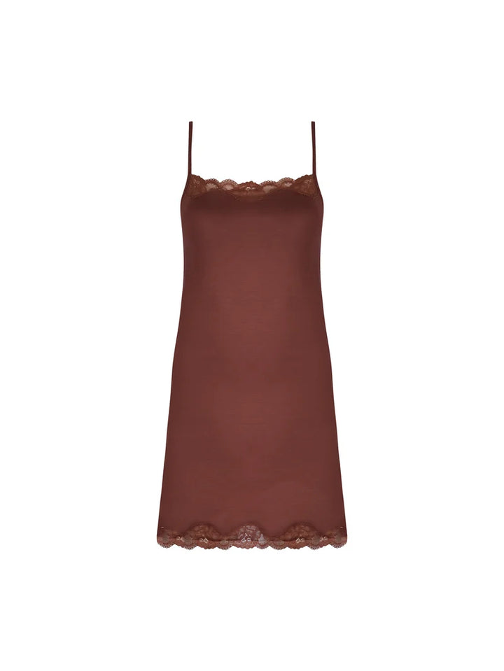 Antigel by Lise Charmel - Simply Perfect Spaghetti Strap Night Dress Chataigne