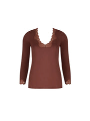 Antigel by Lise Charmel - Simply Perfect Long Sleeved Top Chataigne
