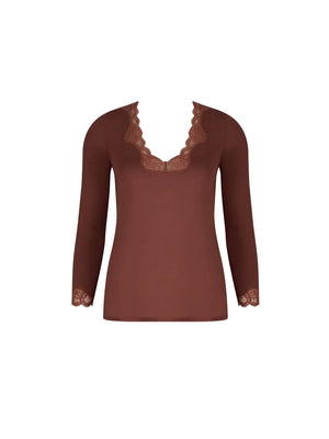 Antigel by Lise Charmel - Simply Perfect Long Sleeved Top Chataigne