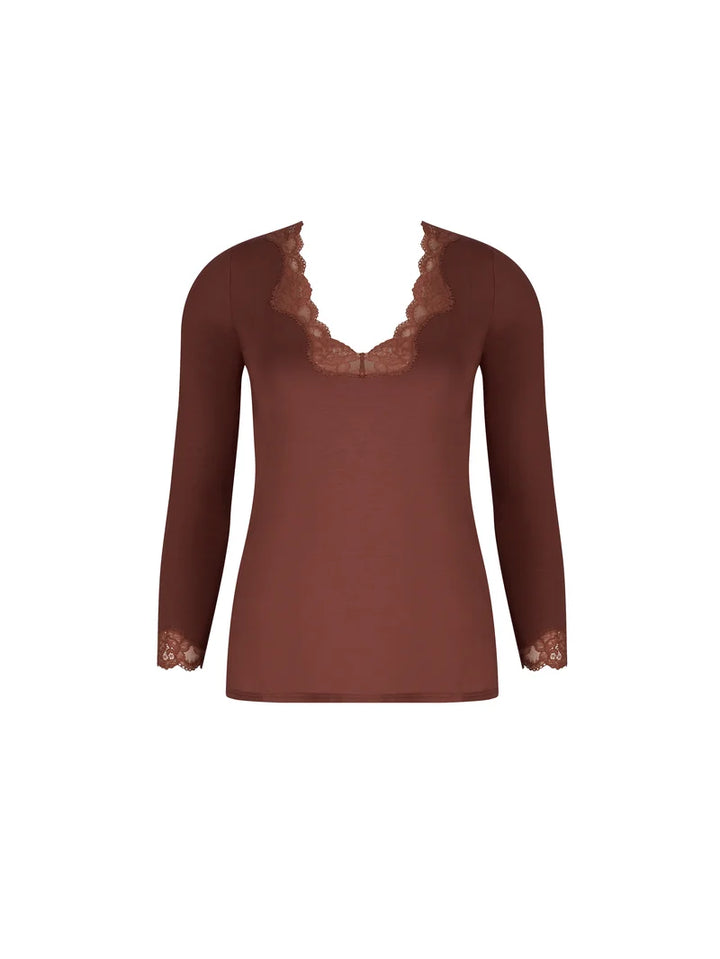 Antigel by Lise Charmel - Simply Perfect Long Sleeved Top Chataigne