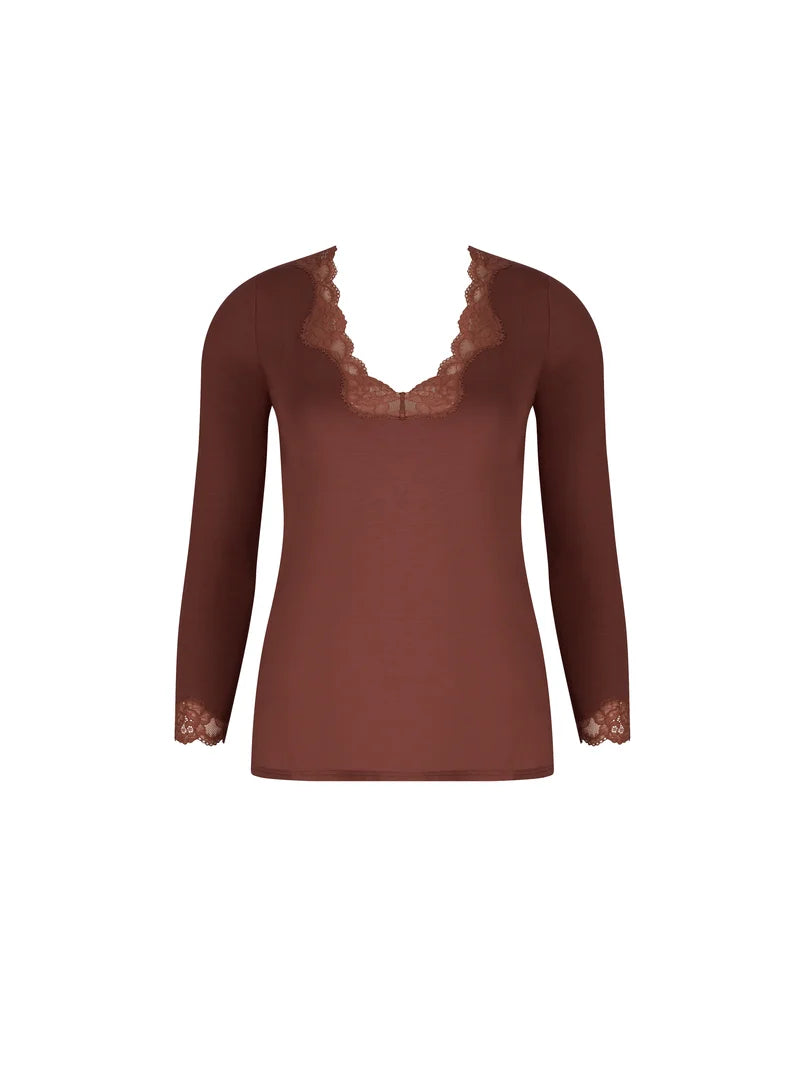 Antigel by Lise Charmel - Simply Perfect Long Sleeved Top Chataigne