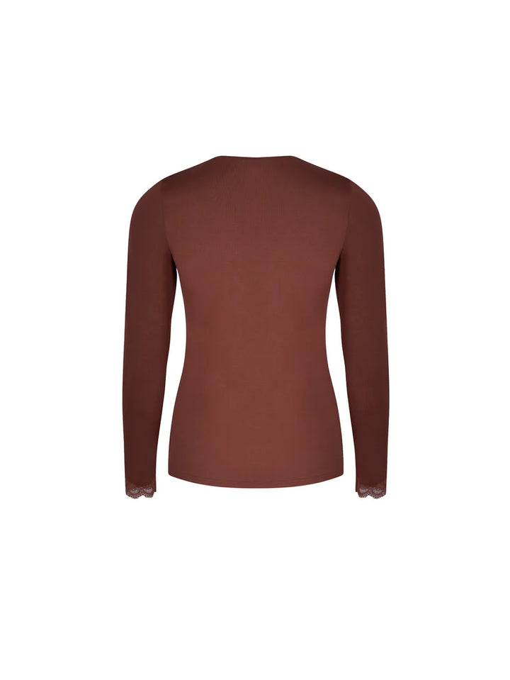 Antigel by Lise Charmel - Simply Perfect Long Sleeved Top Chataigne