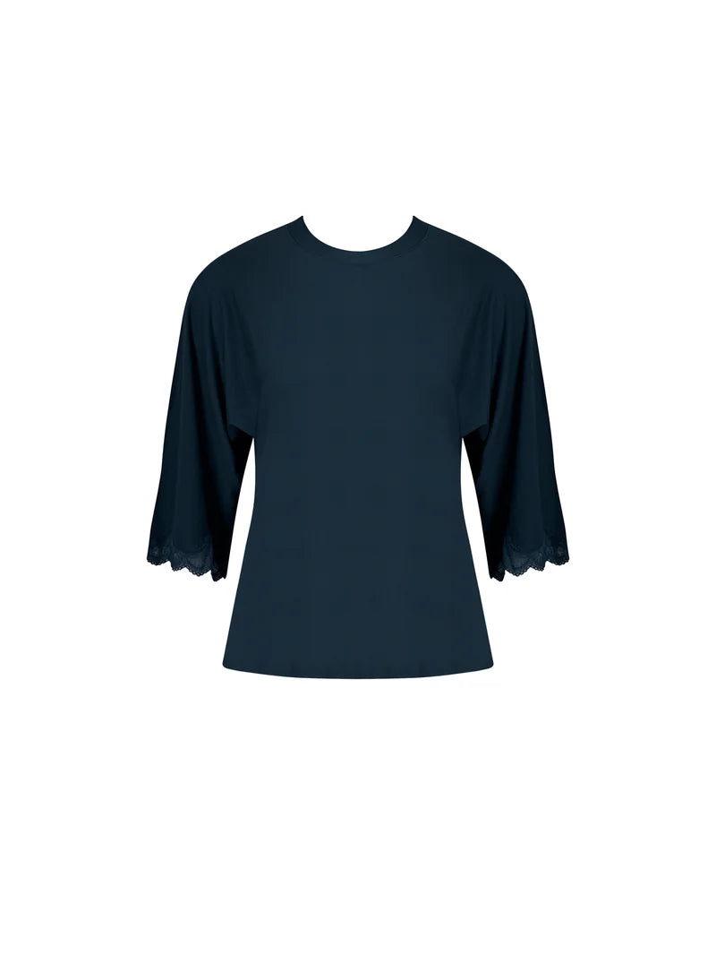 Antigel by Lise Charmel - Simply Perfect 3/4 Sleeved Top Bleu Sarcelle