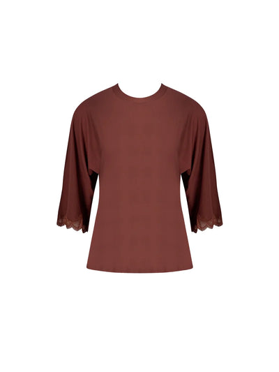 Antigel by Lise Charmel - Simply Perfect 3/4 Sleeved Top Chataigne