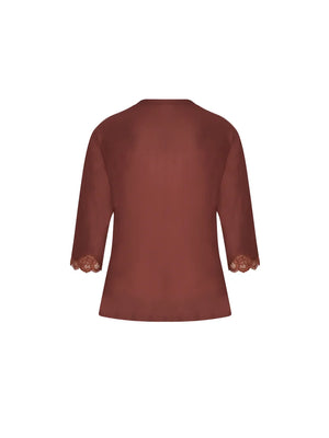 Antigel by Lise Charmel - Simply Perfect 3/4 Sleeved Top Chataigne