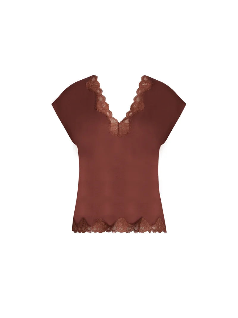 Antigel by Lise Charmel - Simply Perfect Loose T-Shirt Chataigne