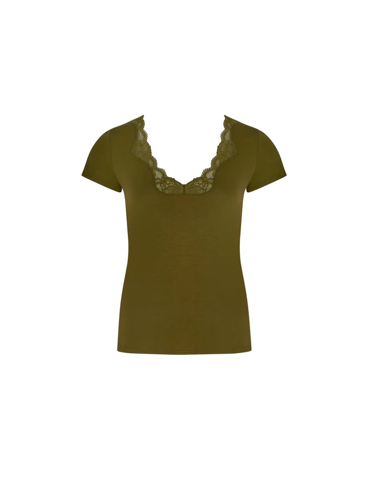 Antigel by Lise Charmel - Simply Perfect Short-Sleeved Top Vert Mousse
