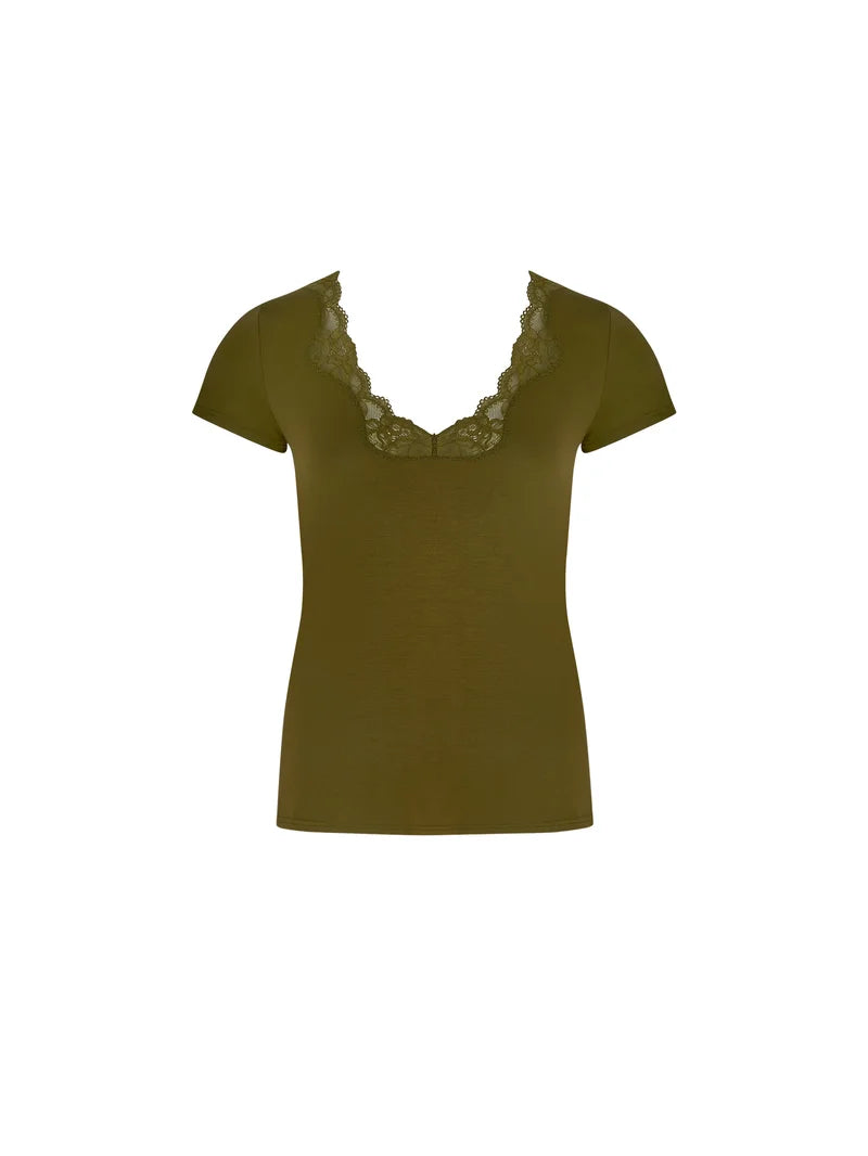 Antigel by Lise Charmel - Simply Perfect Short-Sleeved Top Vert Mousse