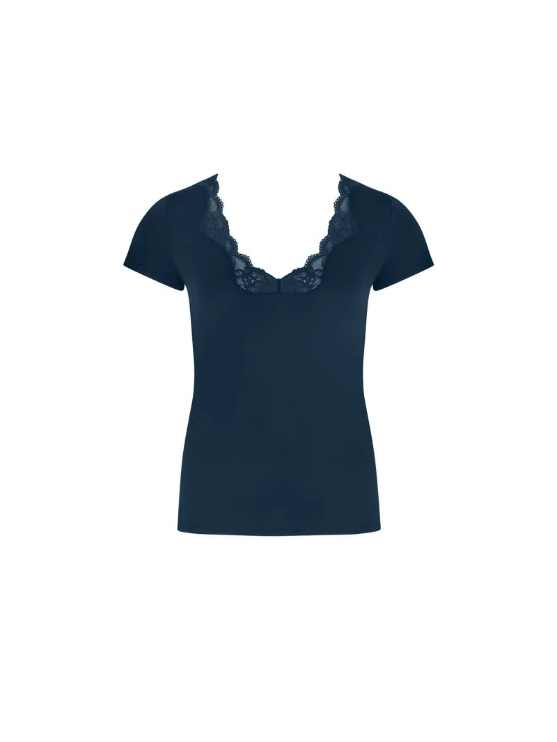 Antigel by Lise Charmel - Simply Perfect Short Sleeved Top Bleu Sarcelle