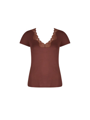 Antigel by Lise Charmel - Simply Perfect Short Sleeved Top Chataigne
