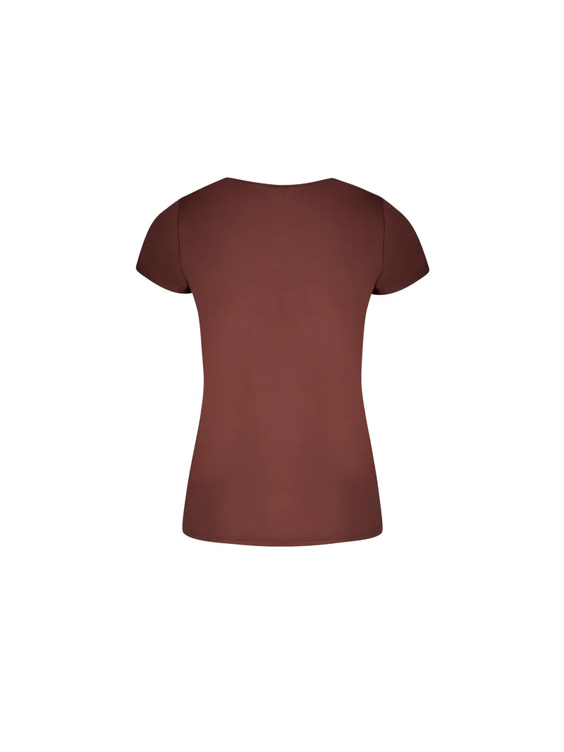 Antigel by Lise Charmel - Simply Perfect Short Sleeved Top Chataigne