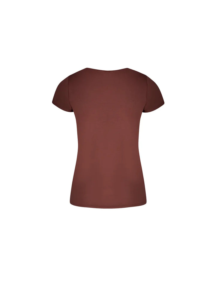 Antigel by Lise Charmel - Simply Perfect Short Sleeved Top Chataigne