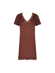 Antigel by Lise Charmel - Simply Perfect Capped Sleeved Nighty Chataigne