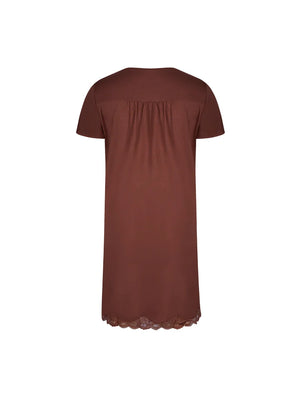 Antigel by Lise Charmel - Simply Perfect Capped Sleeved Nighty Chataigne