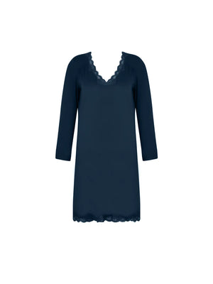 Antigel by Lise Charmel - Simply Perfect Long Capped Sleeved Nighty Bleu Sarcelle