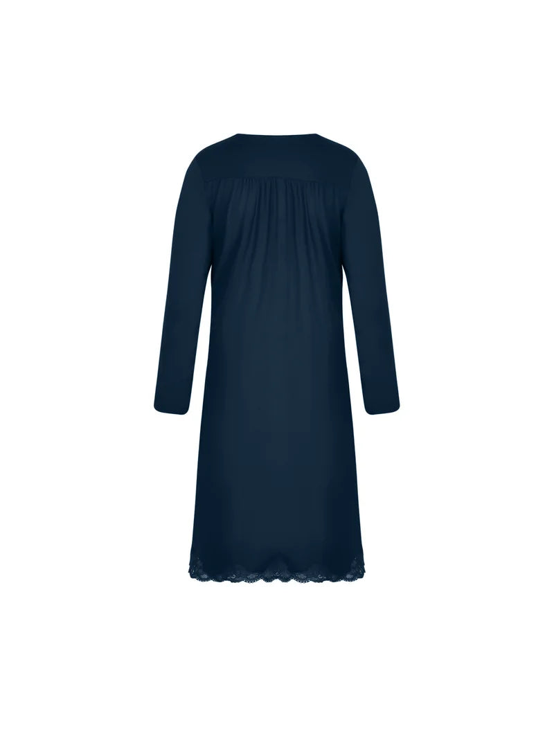 Antigel by Lise Charmel - Simply Perfect Long Capped Sleeved Nighty Bleu Sarcelle