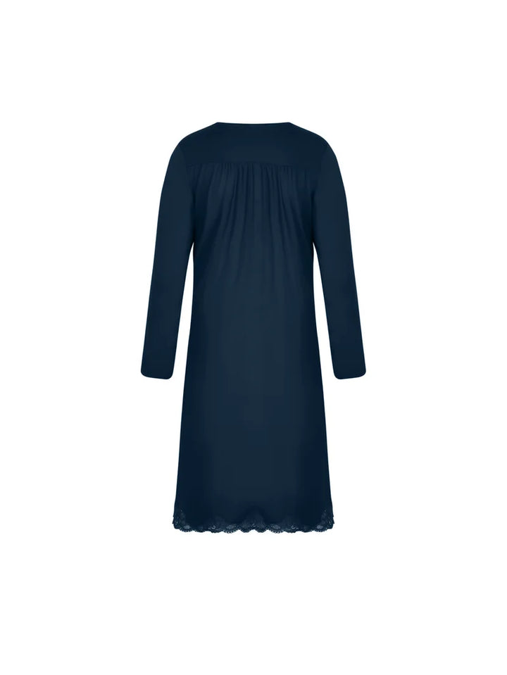 Antigel by Lise Charmel - Simply Perfect Long Capped Sleeved Nighty Bleu Sarcelle