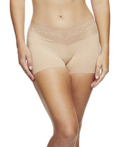 Naomi & Nicole Shapewear - Lace Boyshort Warm Beige